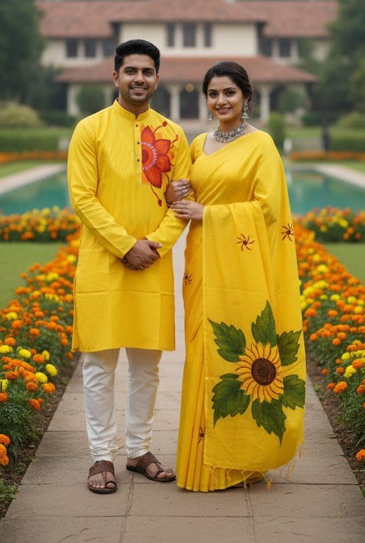 প্রিমিয়াম হাফ সিল্ক শাড়ি